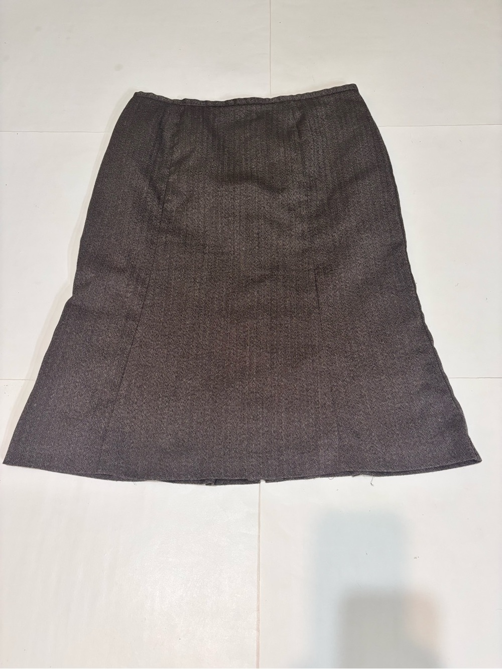 Worthington Dark Brown A-Line Skirt